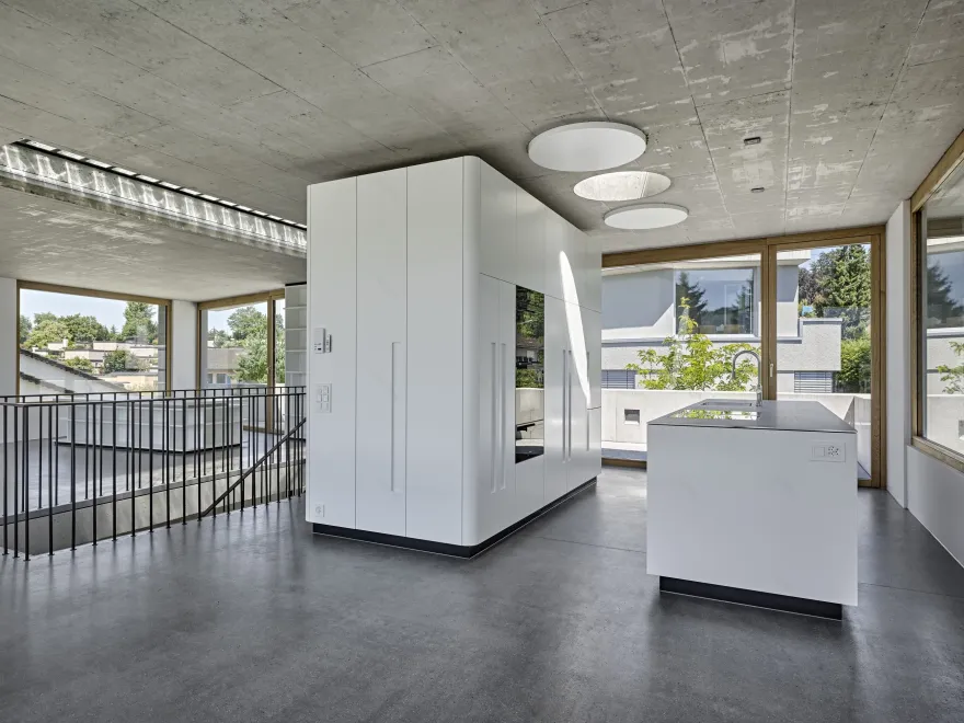 瑞士 Adliswil 两户独立住宅设计-21