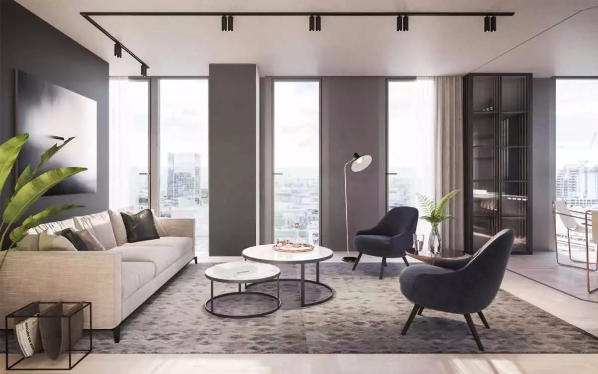 高级黑样板房，原来这样精致，一室一厅卖800万-37