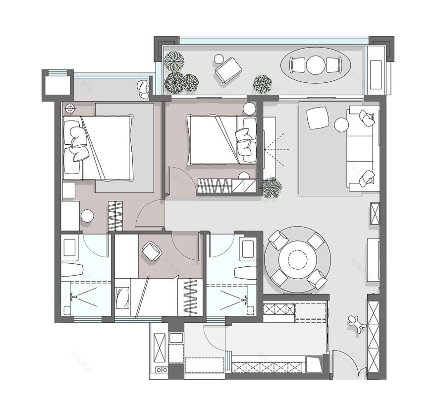 成都男孩的艺术独居住宅丨中国成都丨SENSE+尚舍全案设计-10