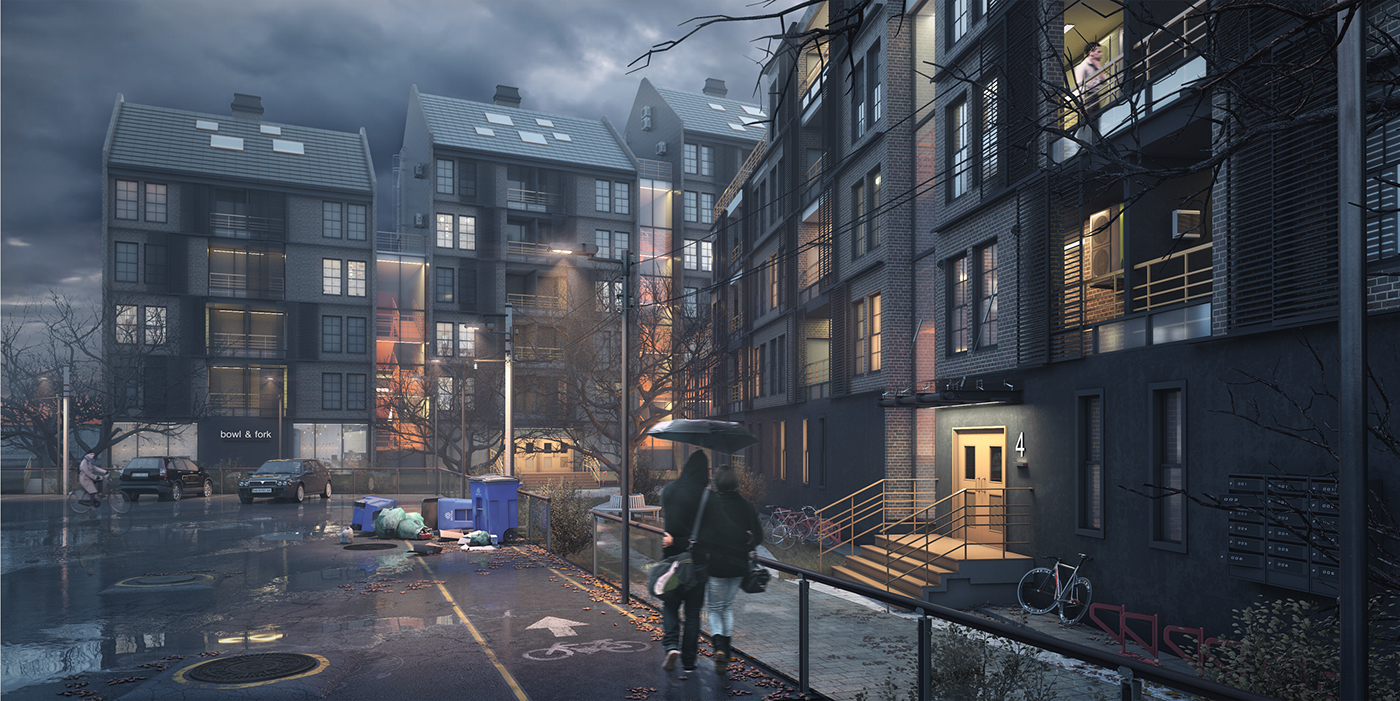 古老校园旁的现代学生公寓-10