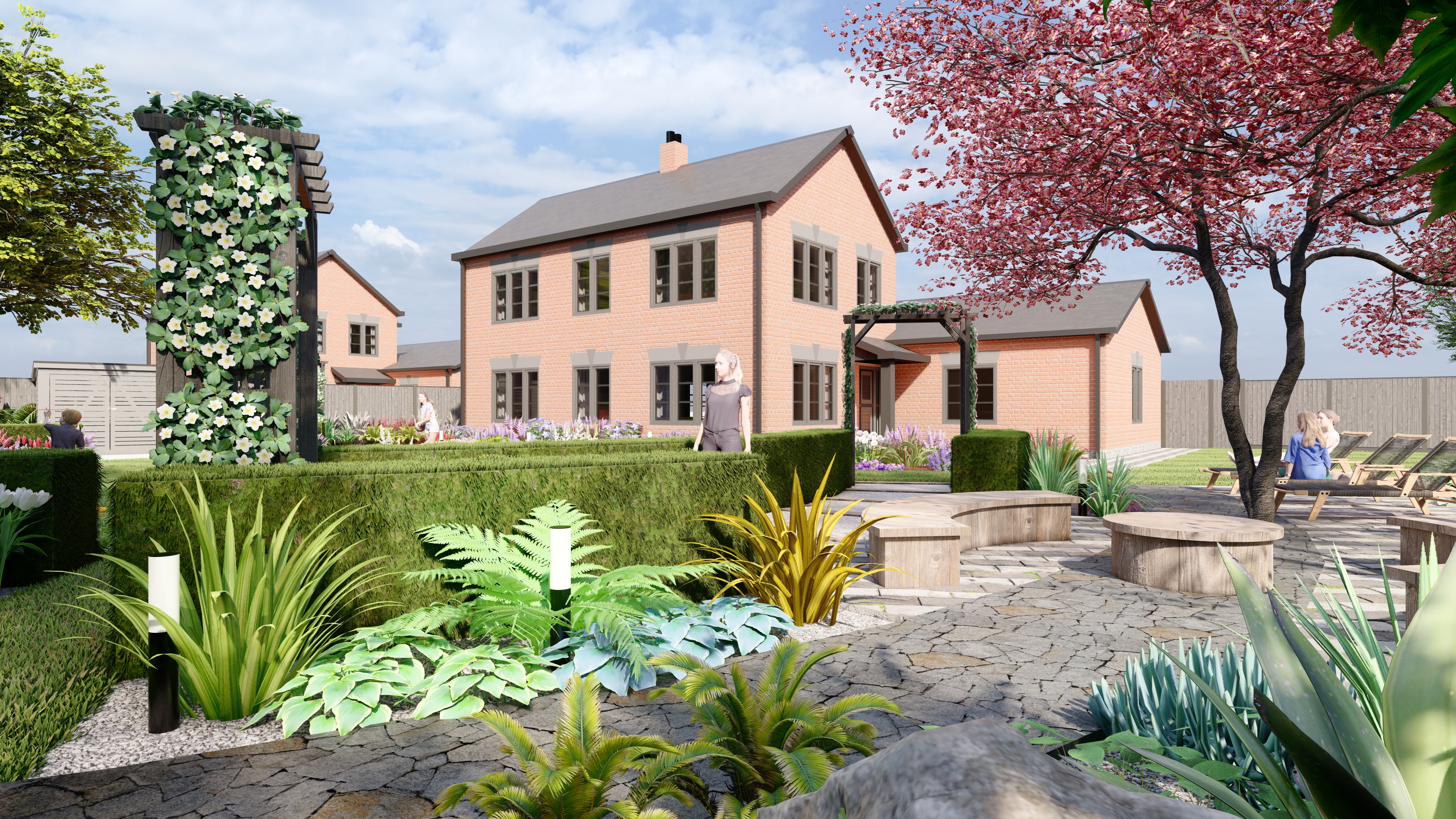 Hartford garden design and visualisation-3