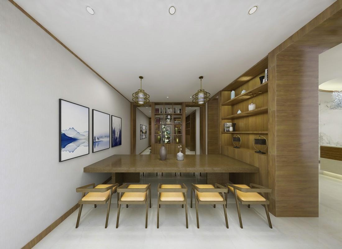 装修公司设计部室内空间设计 · 东方风格-8