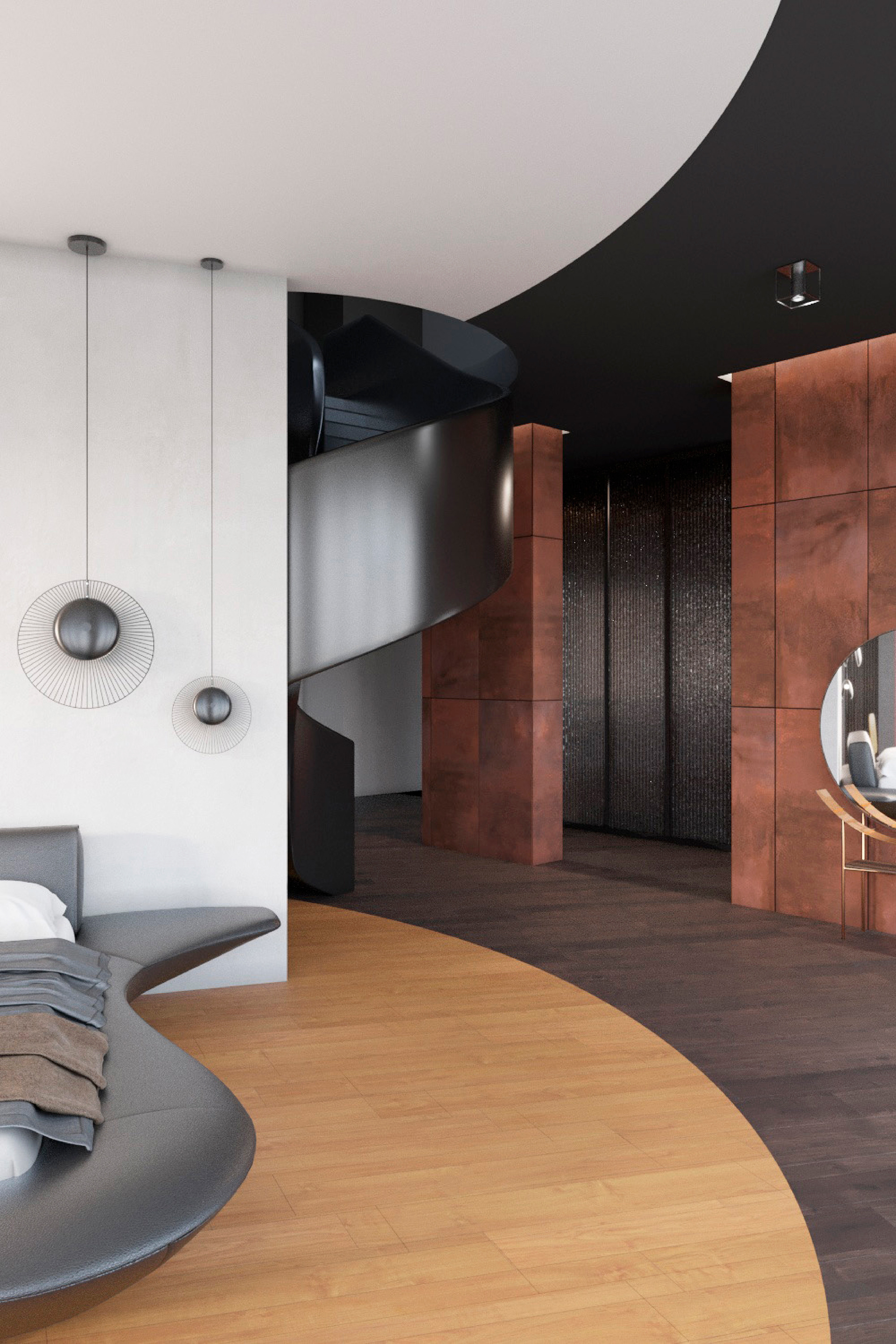 Skyline 公寓室内设计丨乌克兰基辅-13