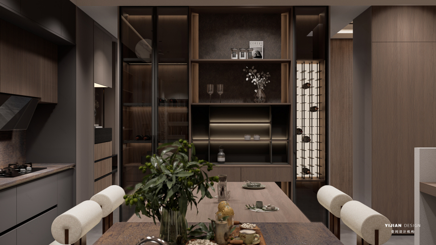 即遇木作×壹间设计丨中国张家口丨山东壹间家居设计机构-32