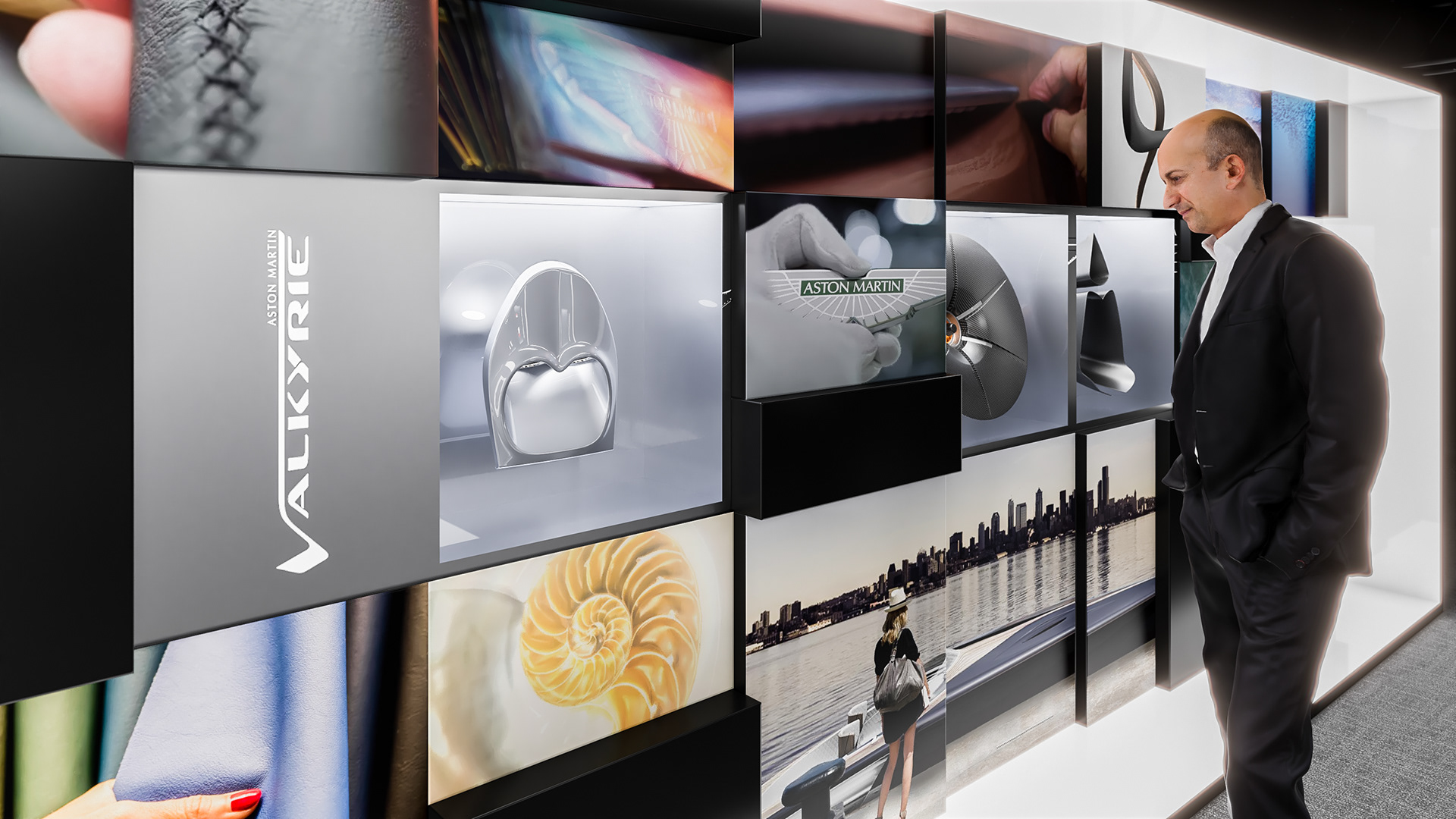 Aston Martin Valkyrie 展示柜设计丨英国-11