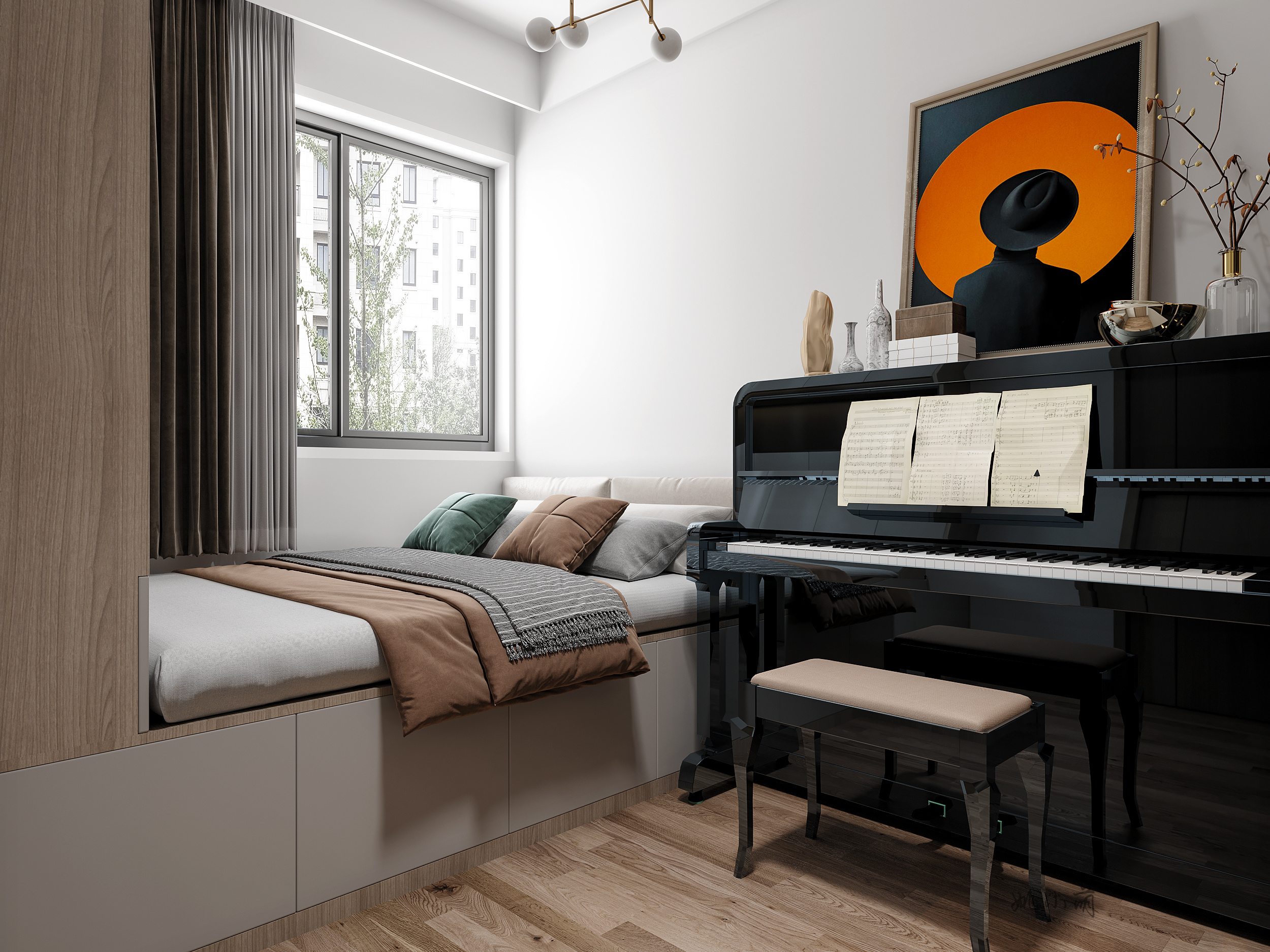 简约现代风温馨舒适家-9