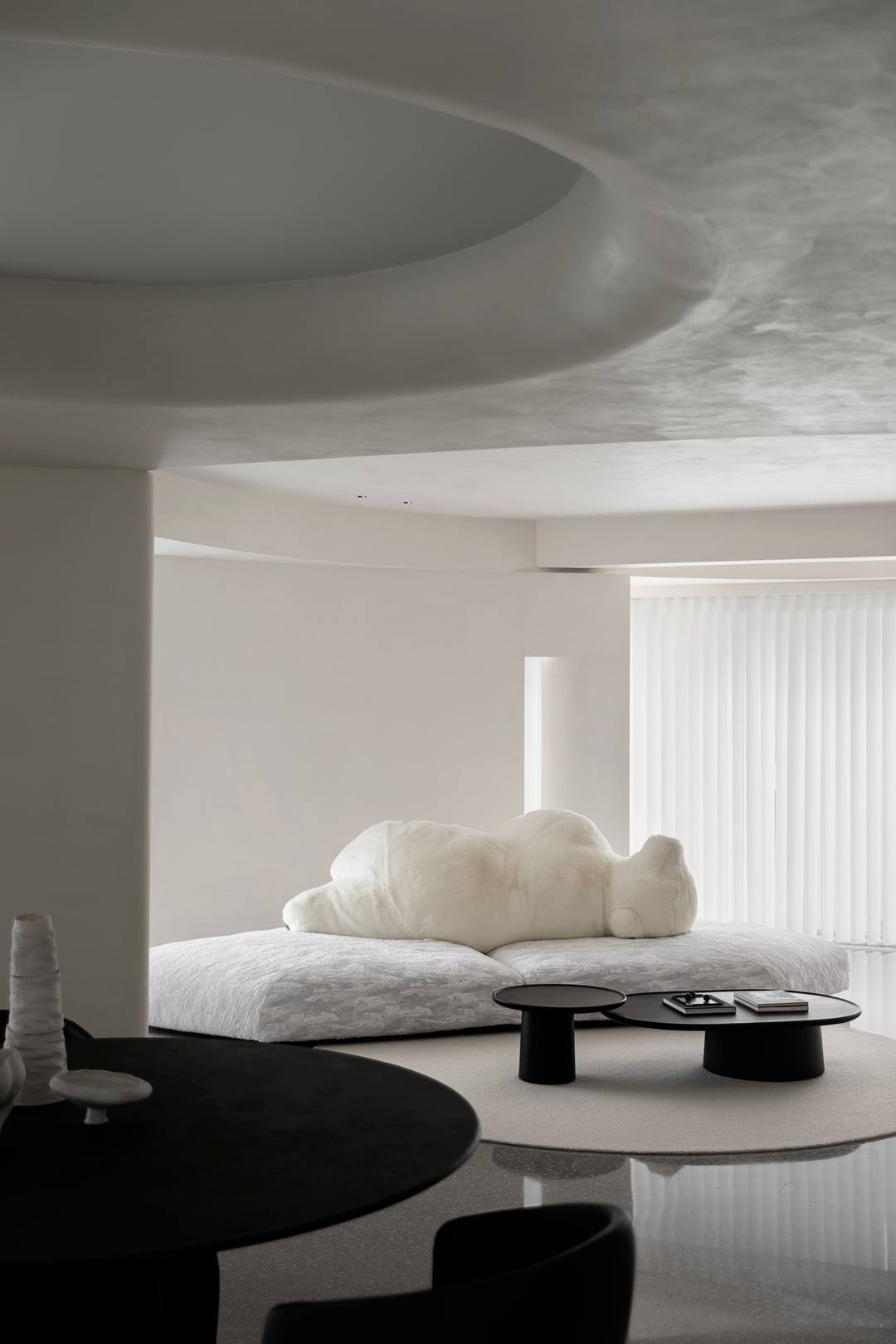 380㎡极简大平层丨辰佑设计,颜青软装-13