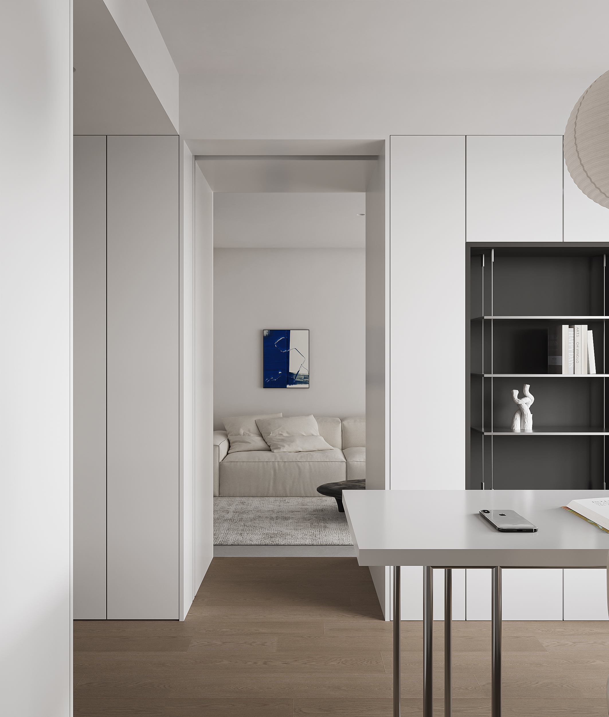 现代极简丨小九空间设计-19