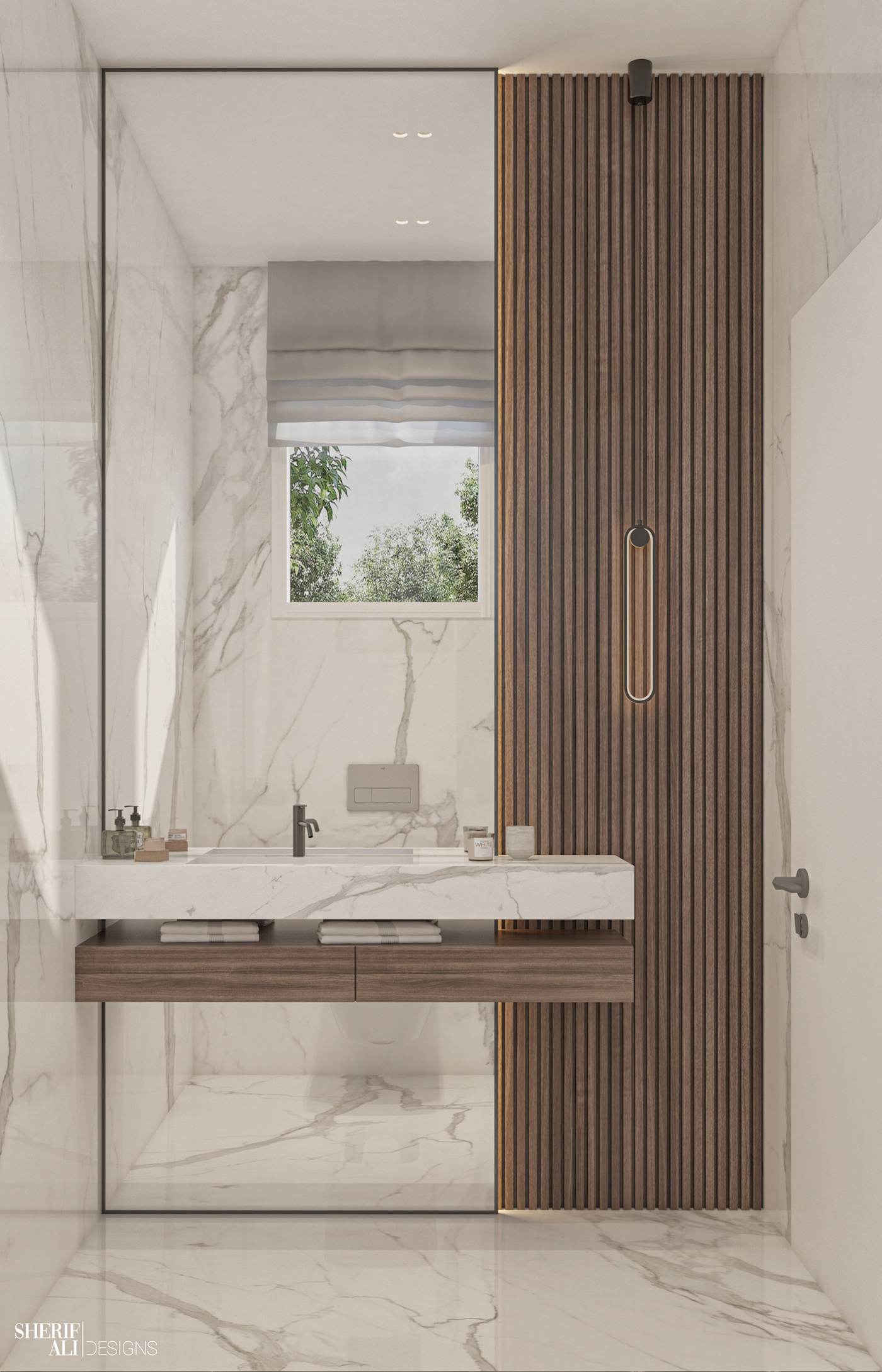 2021 年埃及 Portsaid 极简别墅设计-11