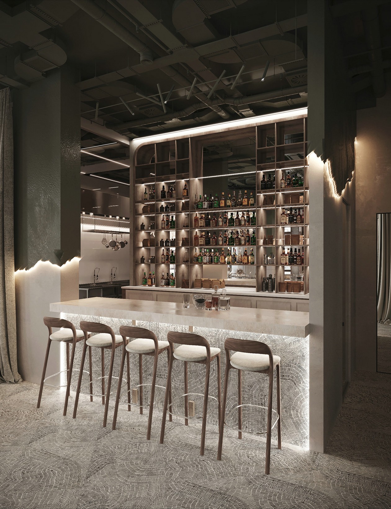 设计感超强的餐厅设计 很有意境！-18