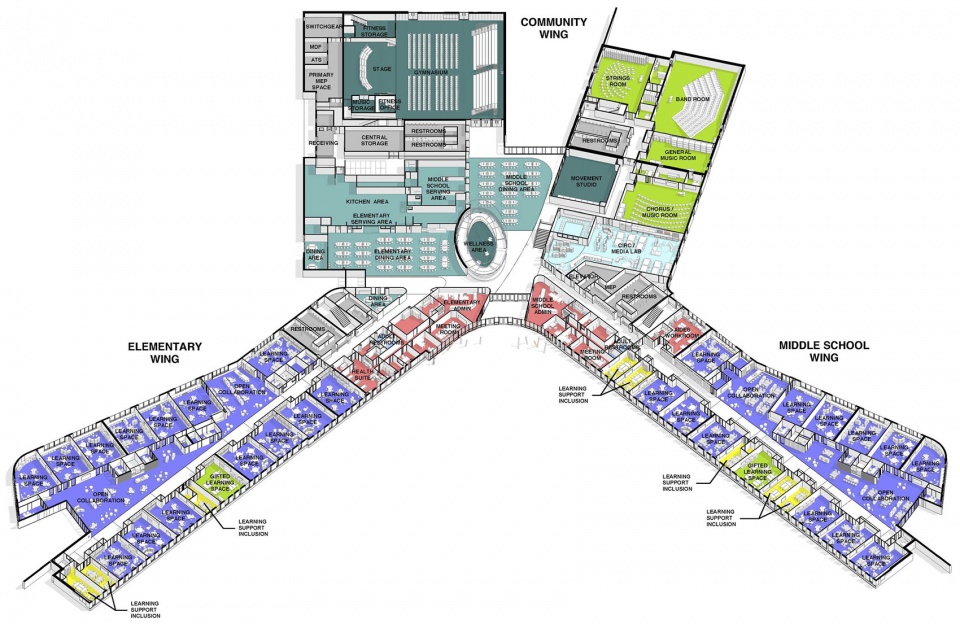 Ehrman Crest 小学和中学丨美国宾夕法尼亚丨CannonDesign-36
