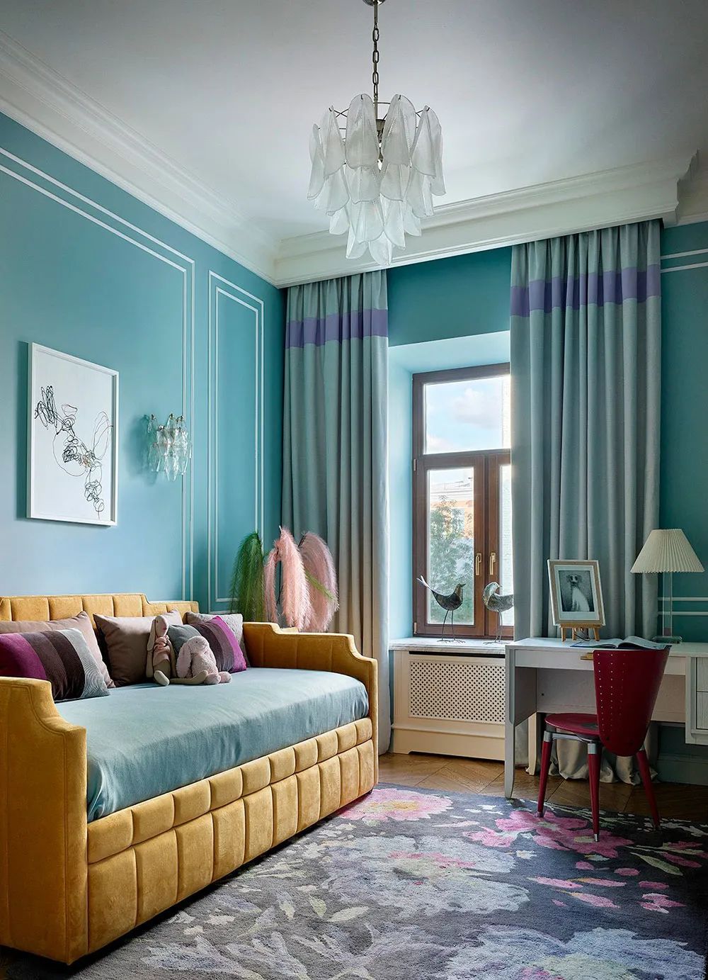 莫斯科市中心典雅浪漫别墅设计丨俄罗斯莫斯科丨Alisa Shabelnikova-18