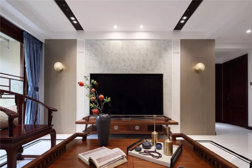 南京融侨中央花园 134㎡现代中式空间,儒雅高贵的美学底蕴-9