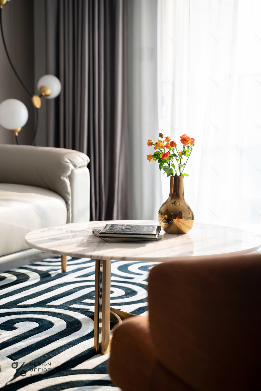 130㎡混搭风,找到烟火气与高级感的平衡点丨DE设计事务所-5