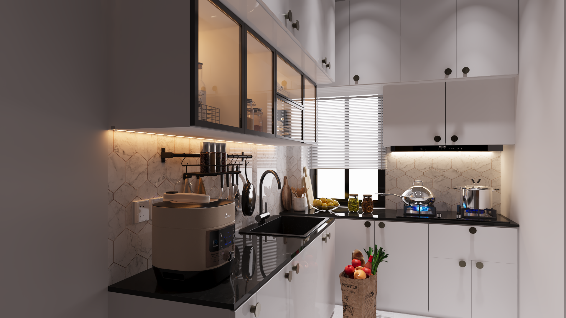 Kitchen & Drawing-1