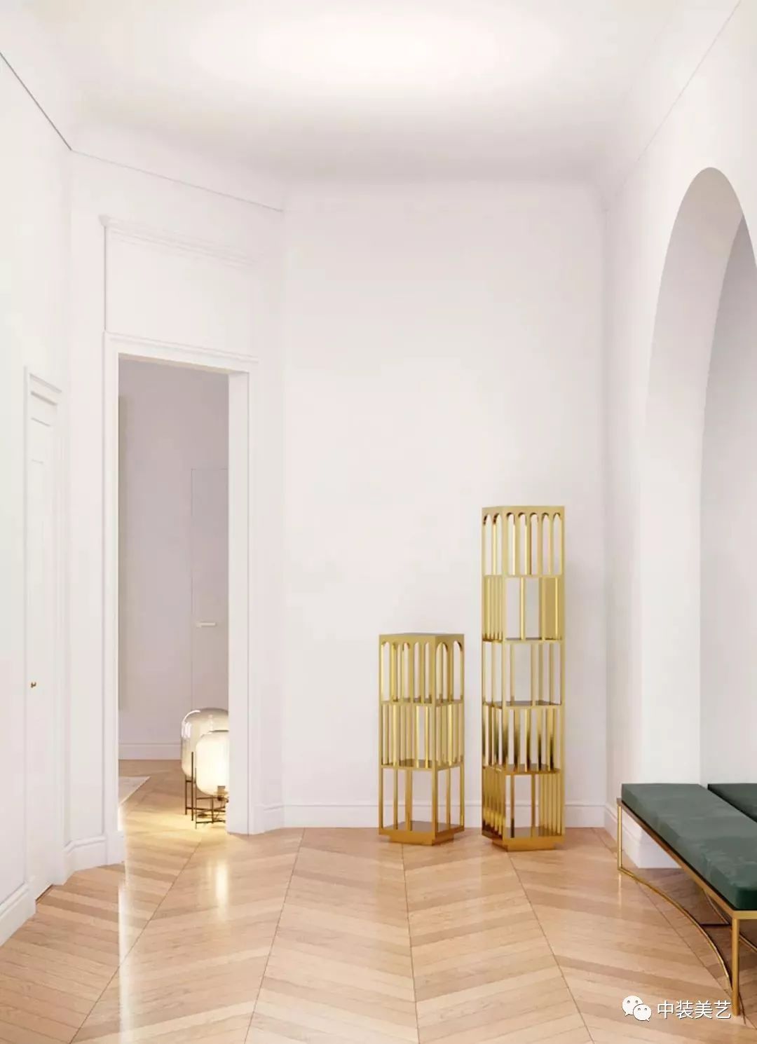 Color/跟着大师学软装-Parisian Apartment by Crosby Studios-23