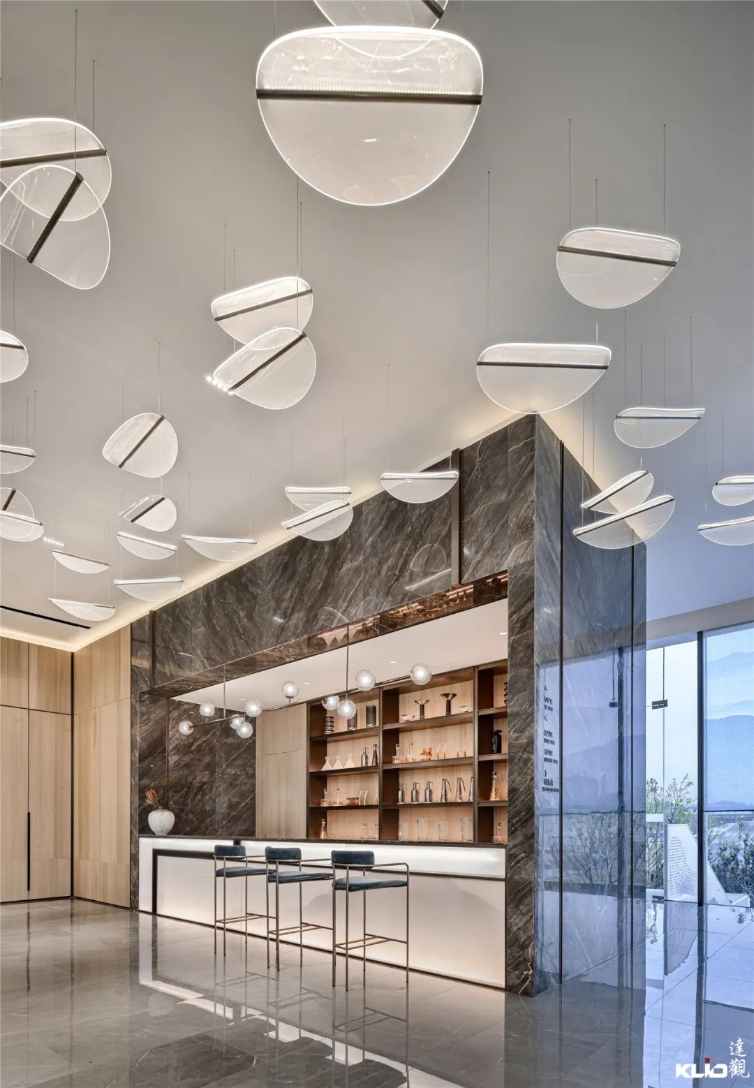 山水洲城间的静谧空间——长沙「麓•印长江」会所设计-33