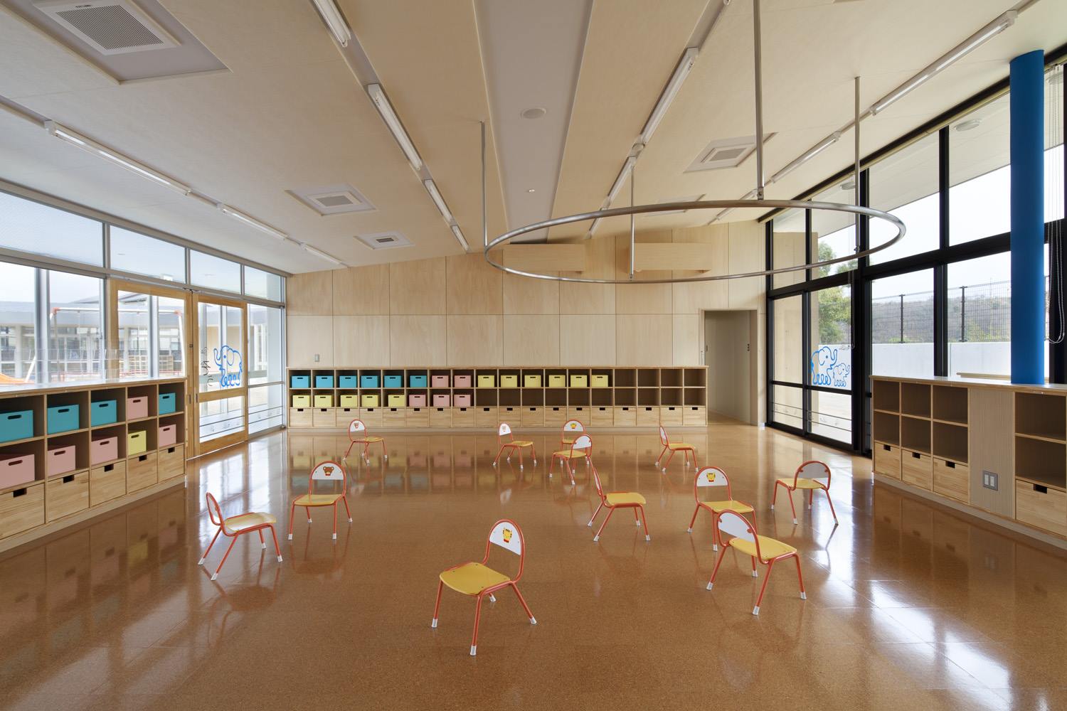 たがわこどもセンター『まいまい』（田川儿童中心“Maimai”）丨日本福冈丨塩塚隆生アトリエ（盐冢隆生工作室）-7