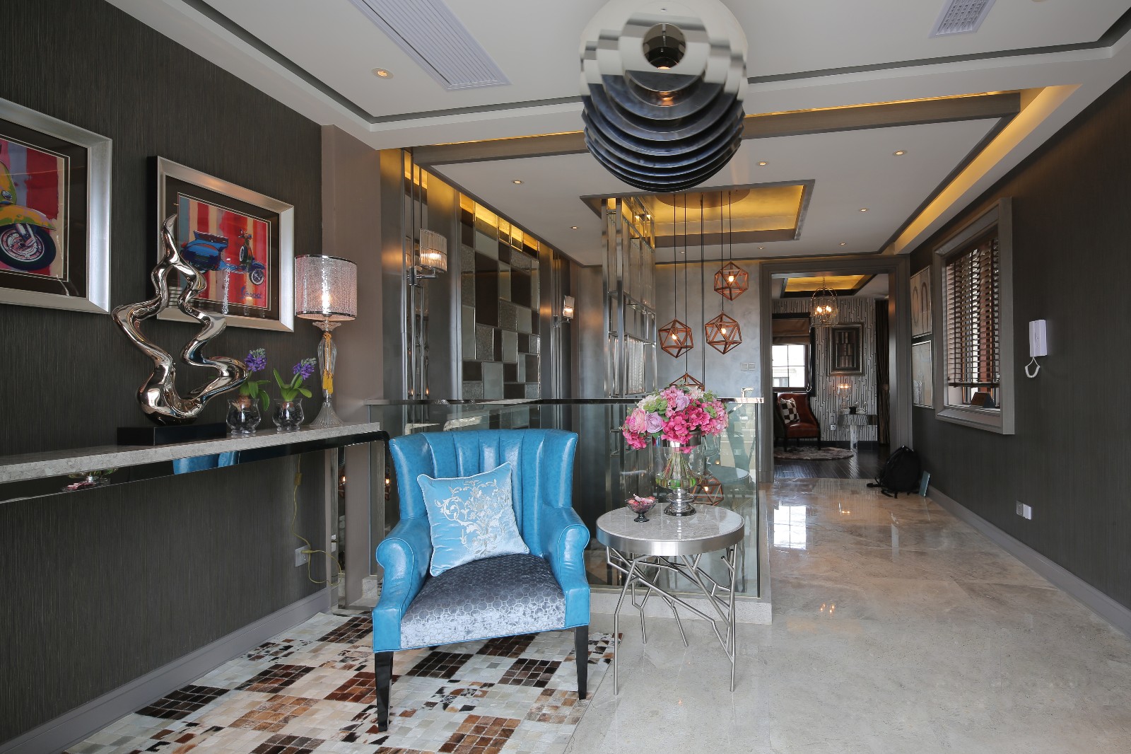 杭州昆仑府550方大都会样板间-27