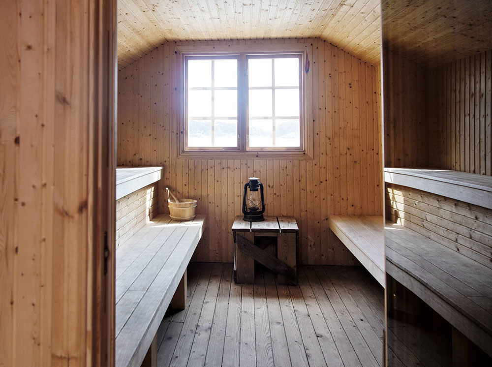 瑞典海岸小岛的工业风红色美墅-25