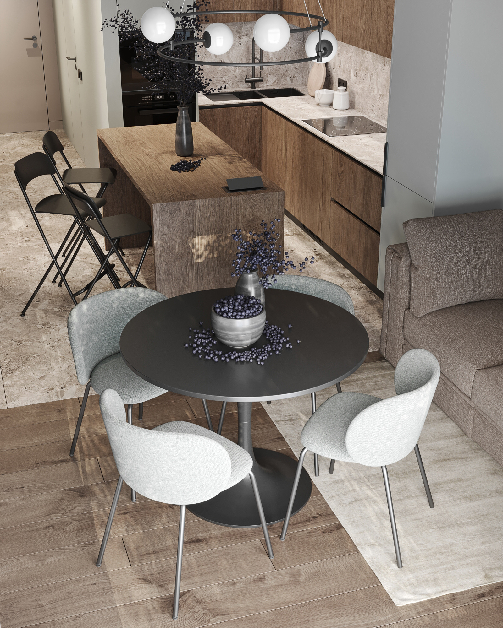 Contemporary Flat Design for Young Family-26