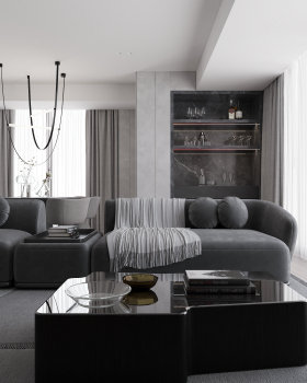 Gray Living Room