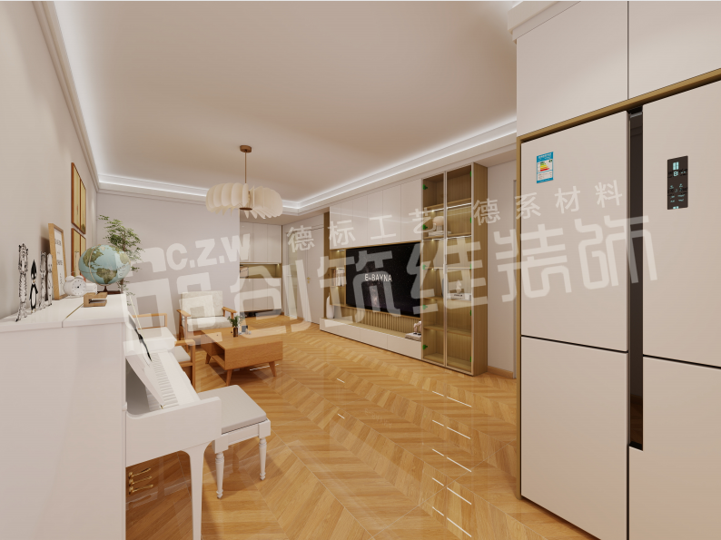 雷捷时代二期|87㎡两居原木风案例|36项出错即砸|透明化-流程化-服务化-维保化-装修更靠谱-30