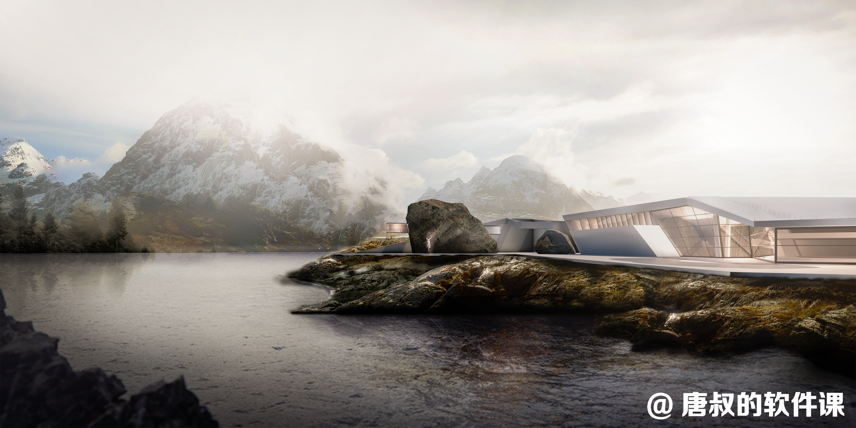 俄罗斯-Vels会所—写实渲染效果图-1