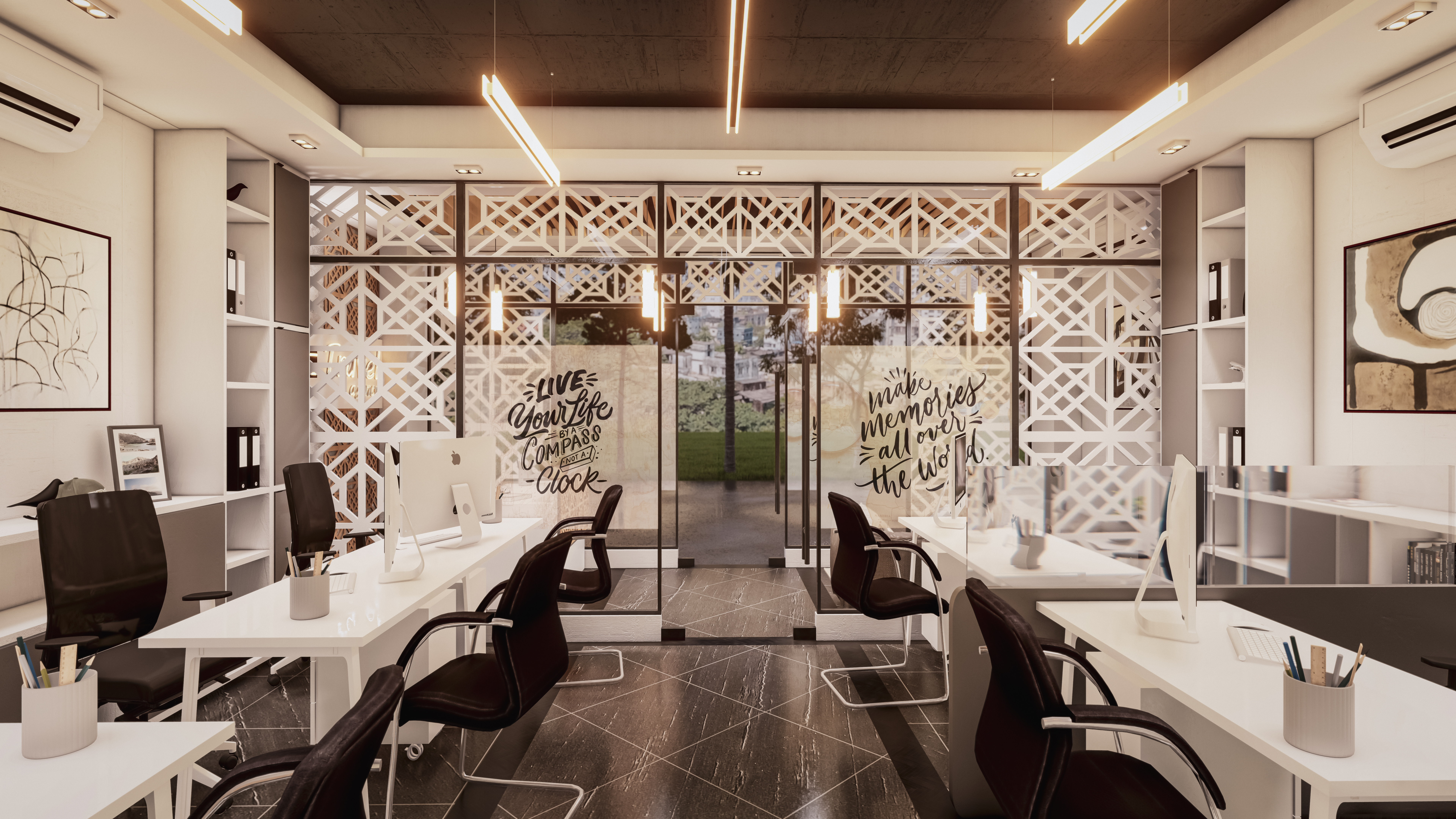 An Interior of a Travel Agency situated at Chattogram-8