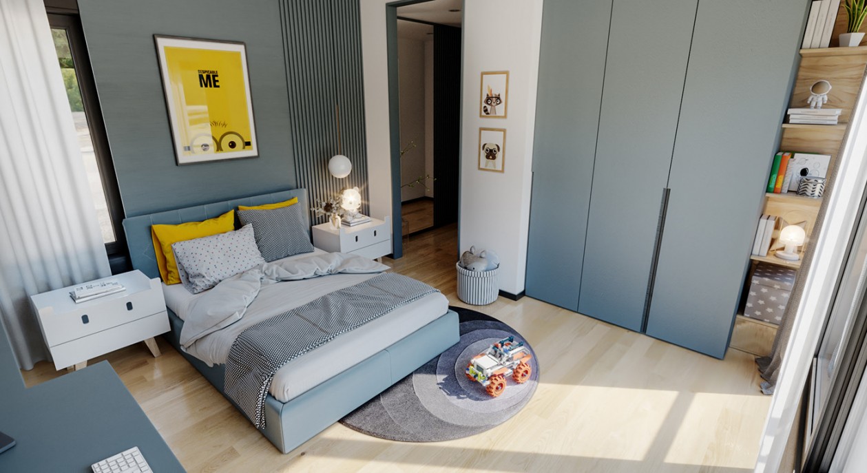 鲜明的线条与中性元素 创造出精致的室内空间-22