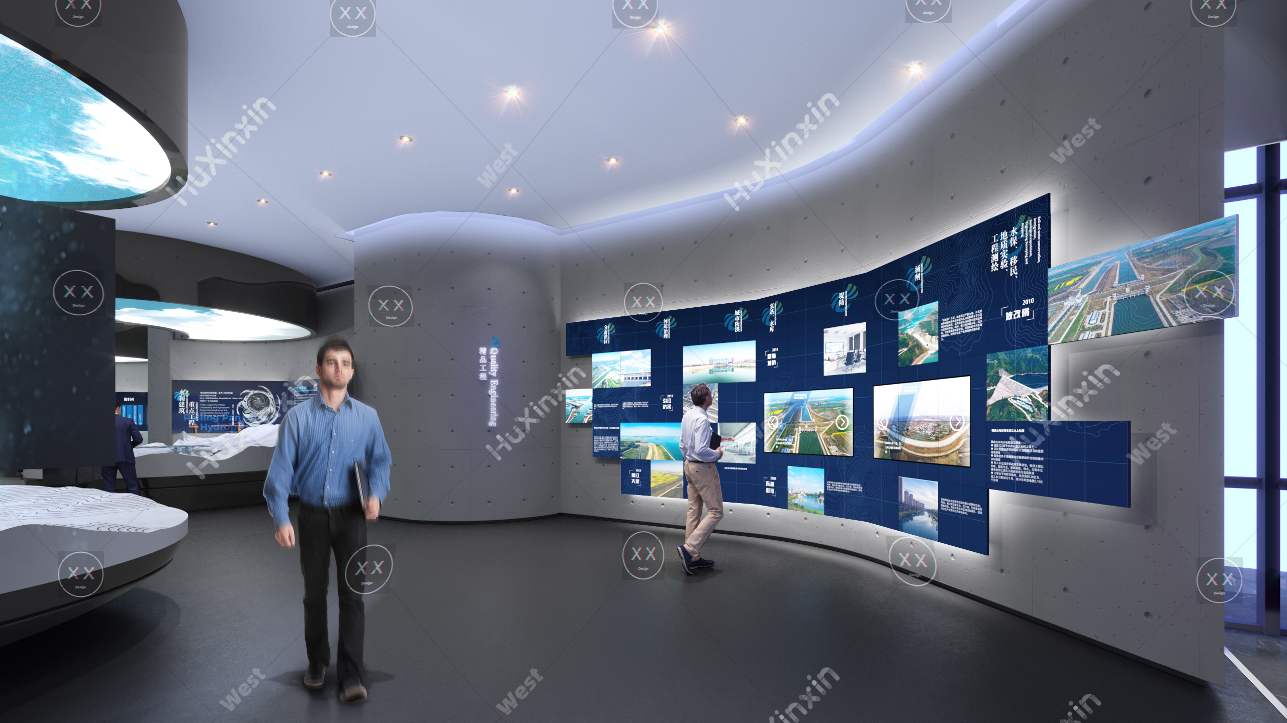 湖北水院企业展厅-13