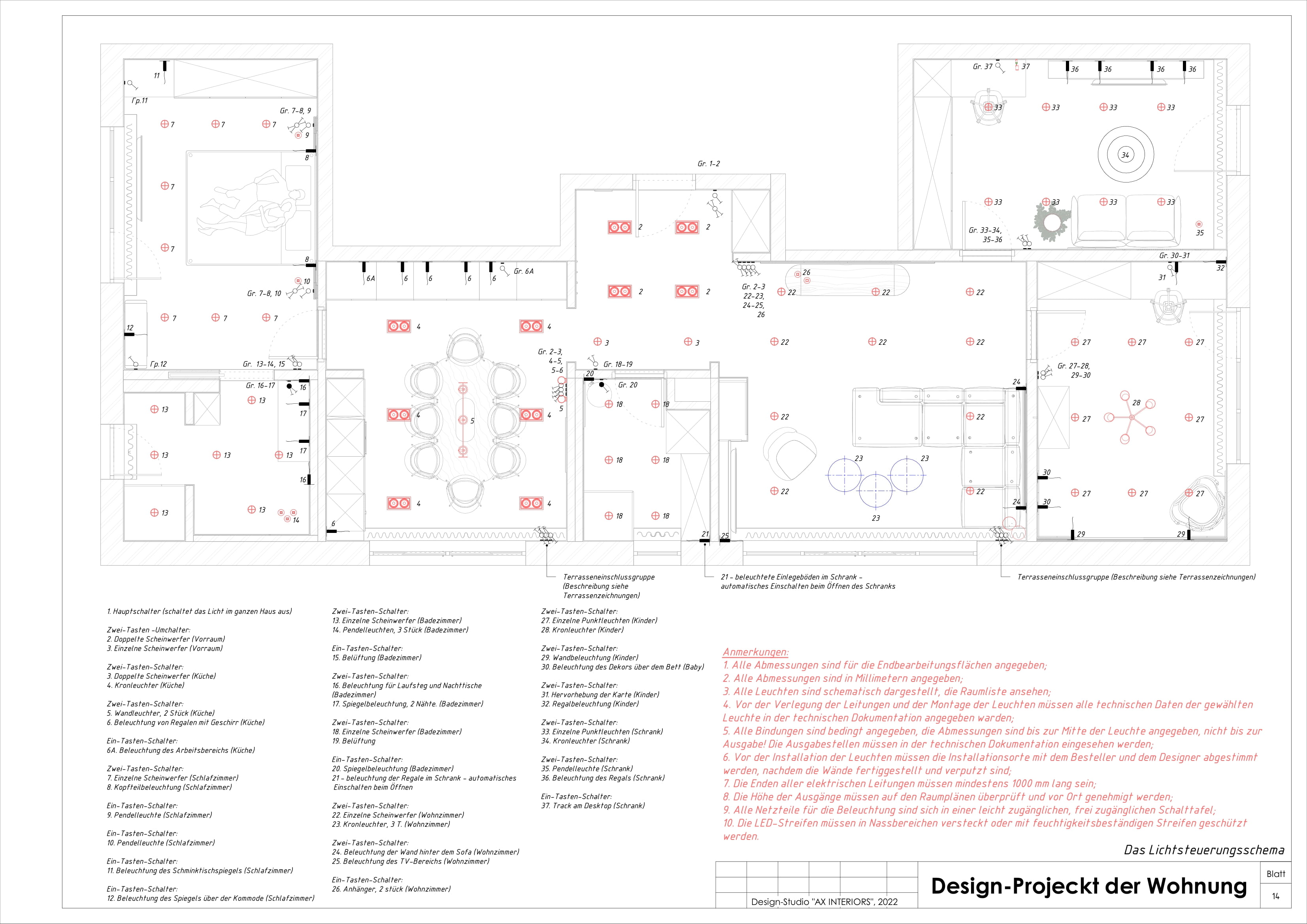 Drawings of an apartment in Germany-13
