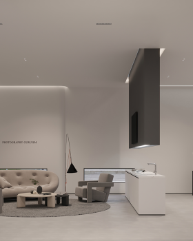 王军工艺相框大师主义展厅设计丨魔戏空间设计&ABDdesign