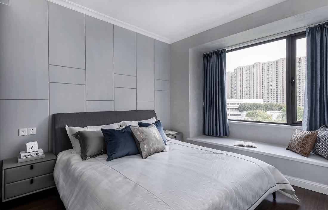 灰色调质感的惊艳生活丨朴森全案设计-22