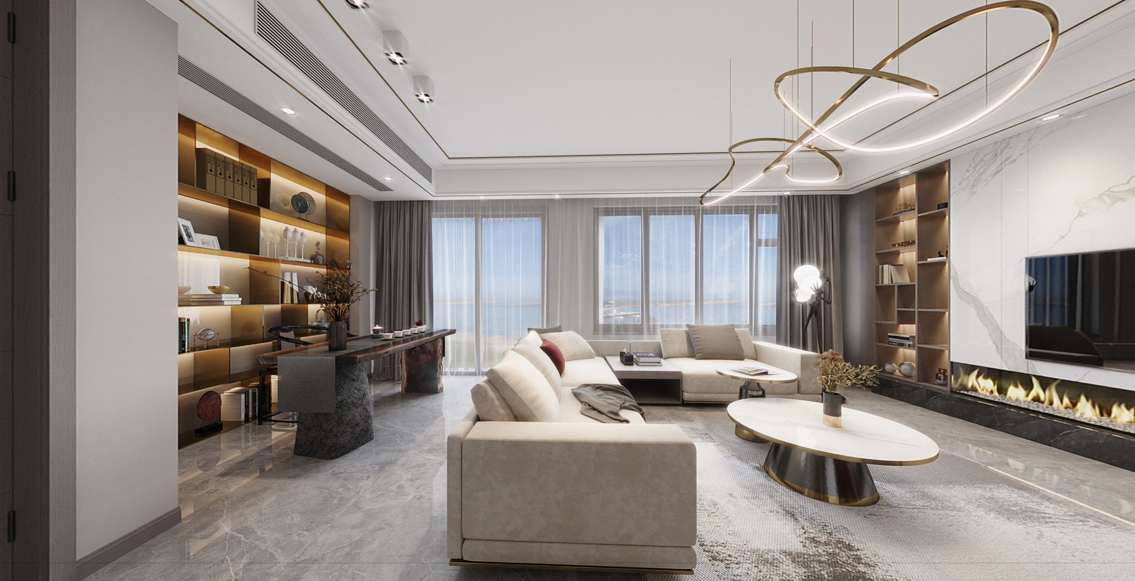 麓湖生态城 260 方现代风格赏析丨中国成都丨圣都家居装饰有限公司-11