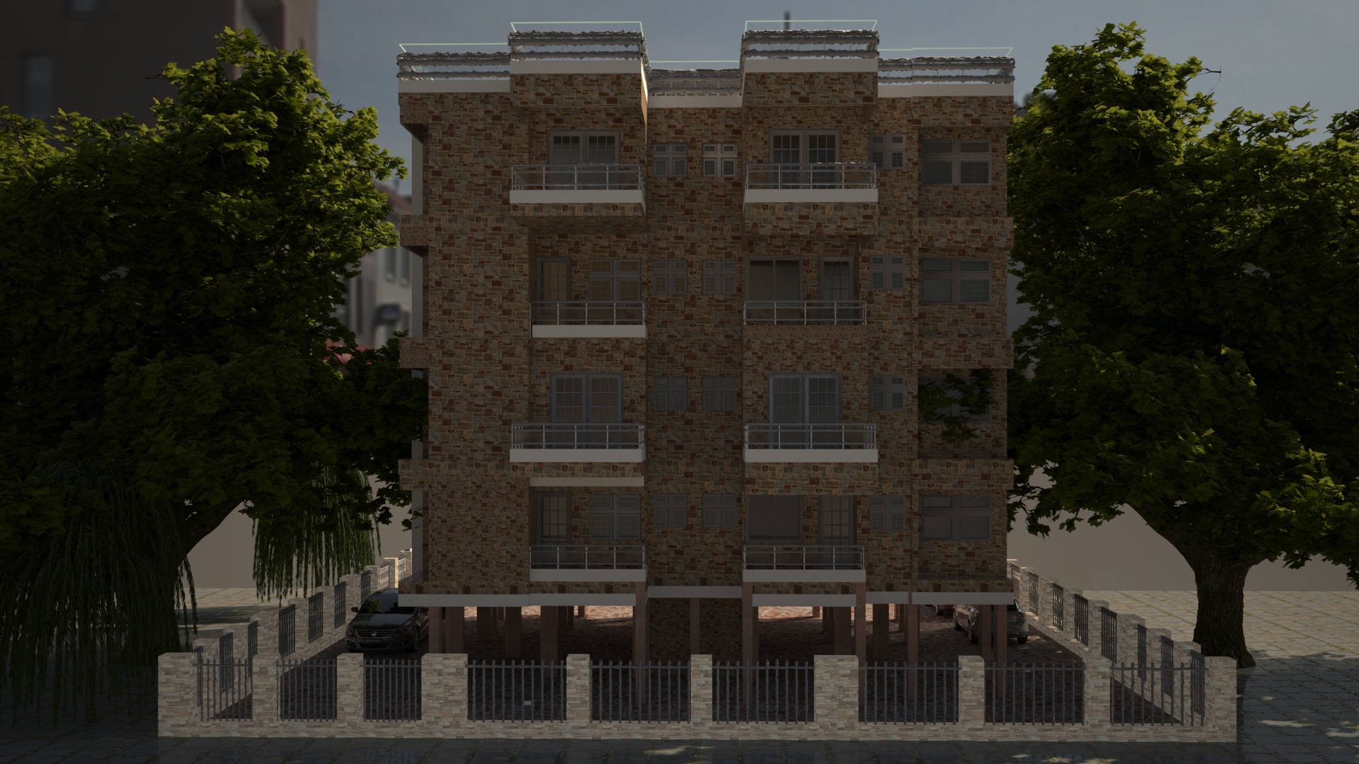 Revit Design House Exterior render max-5