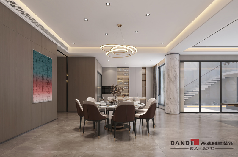 华润天河现代简约别墅丨广州丹迪设计团队-40