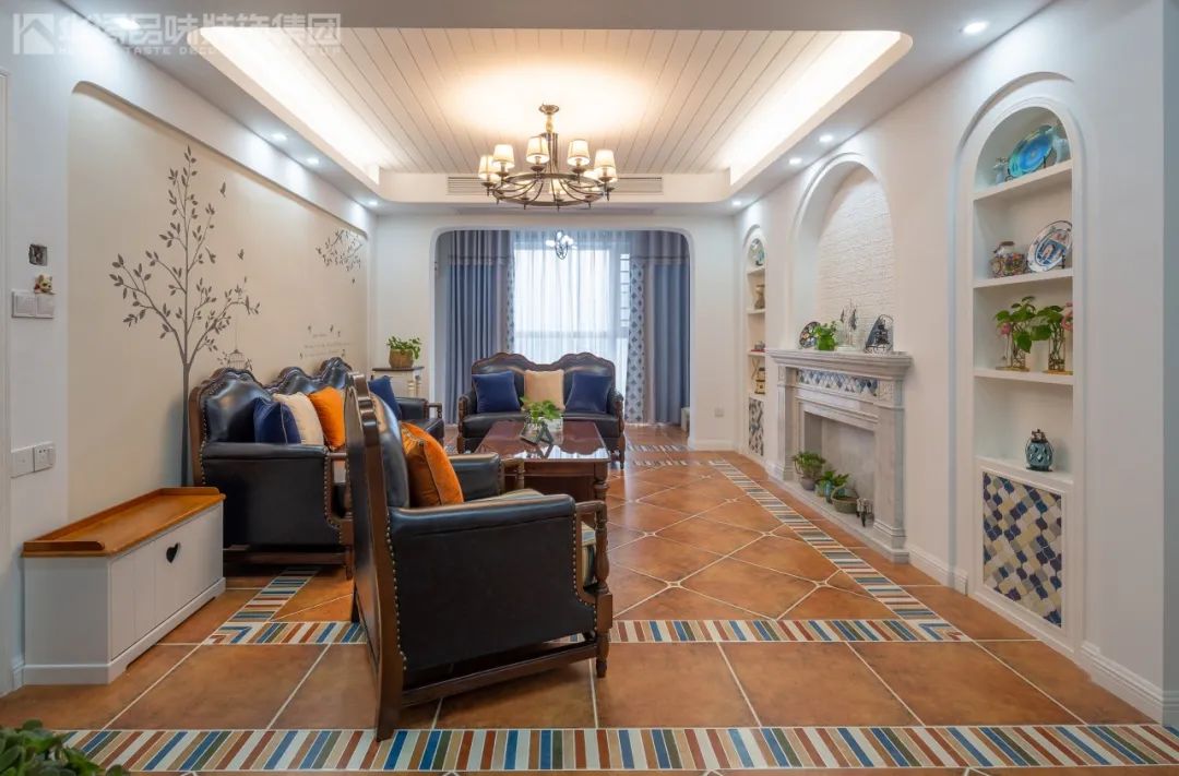 140m²地中海风情平层,浪漫生活尽在掌握-33