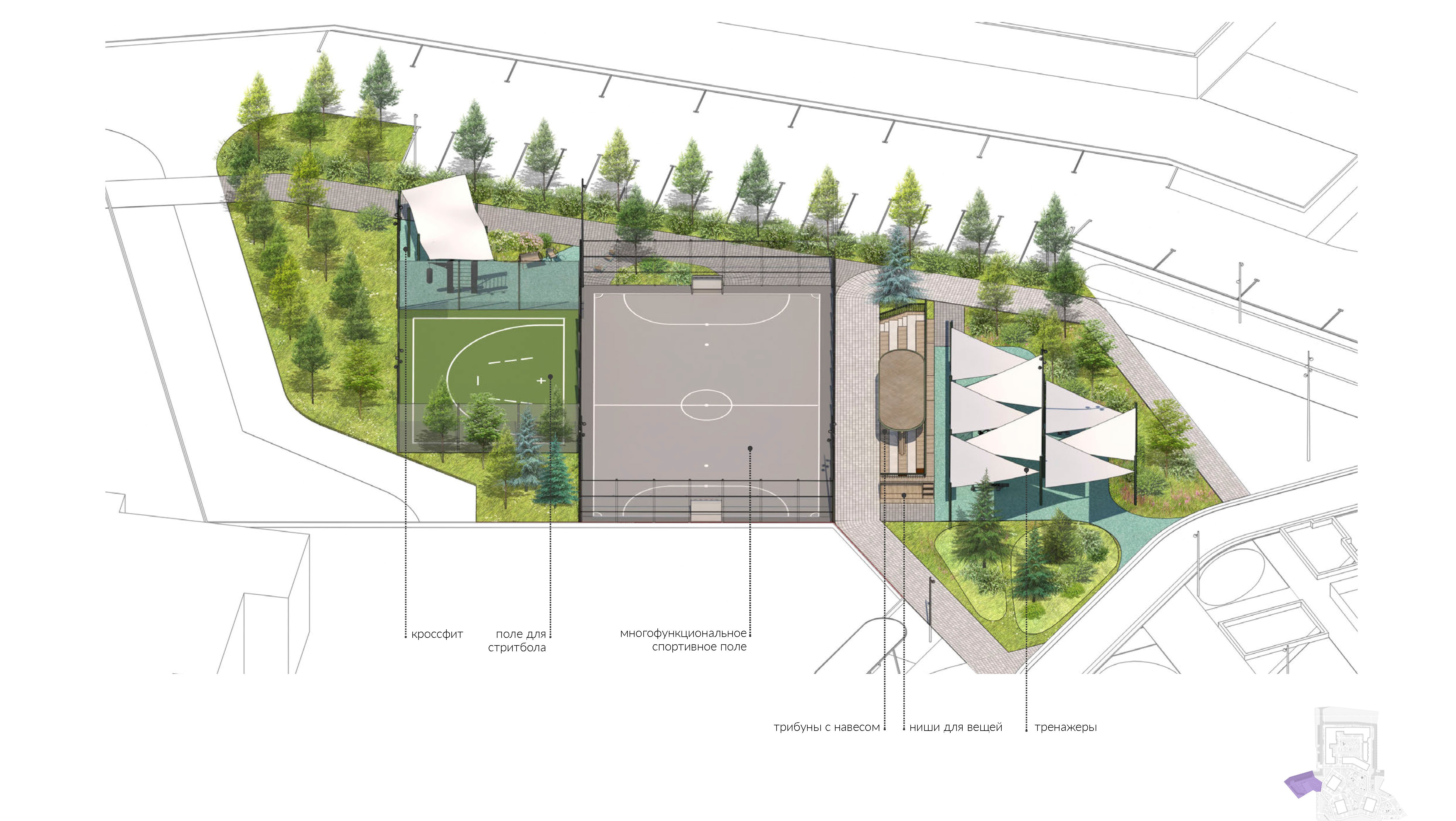 西伯利亚花园住宅景观设计丨俄罗斯-39