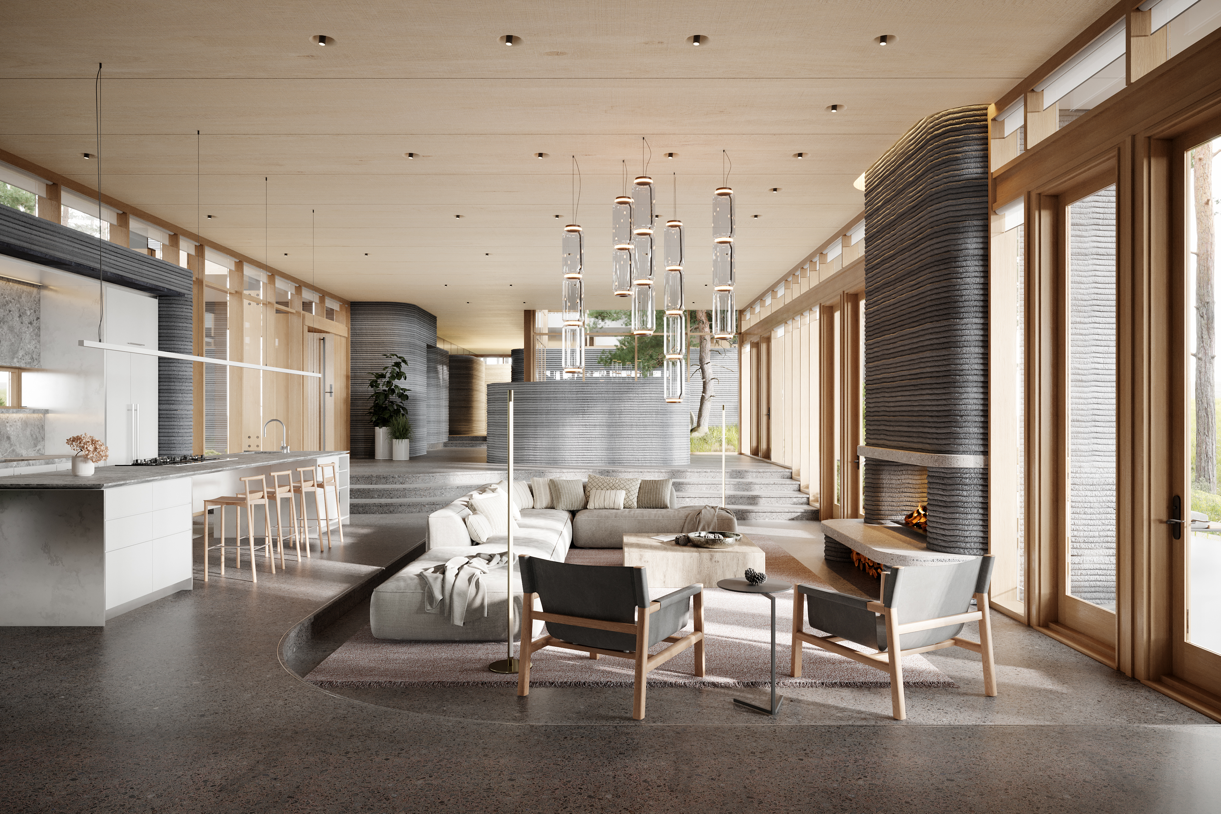 计算机生成图像：黑森林小屋丨美国加利福尼亚-7