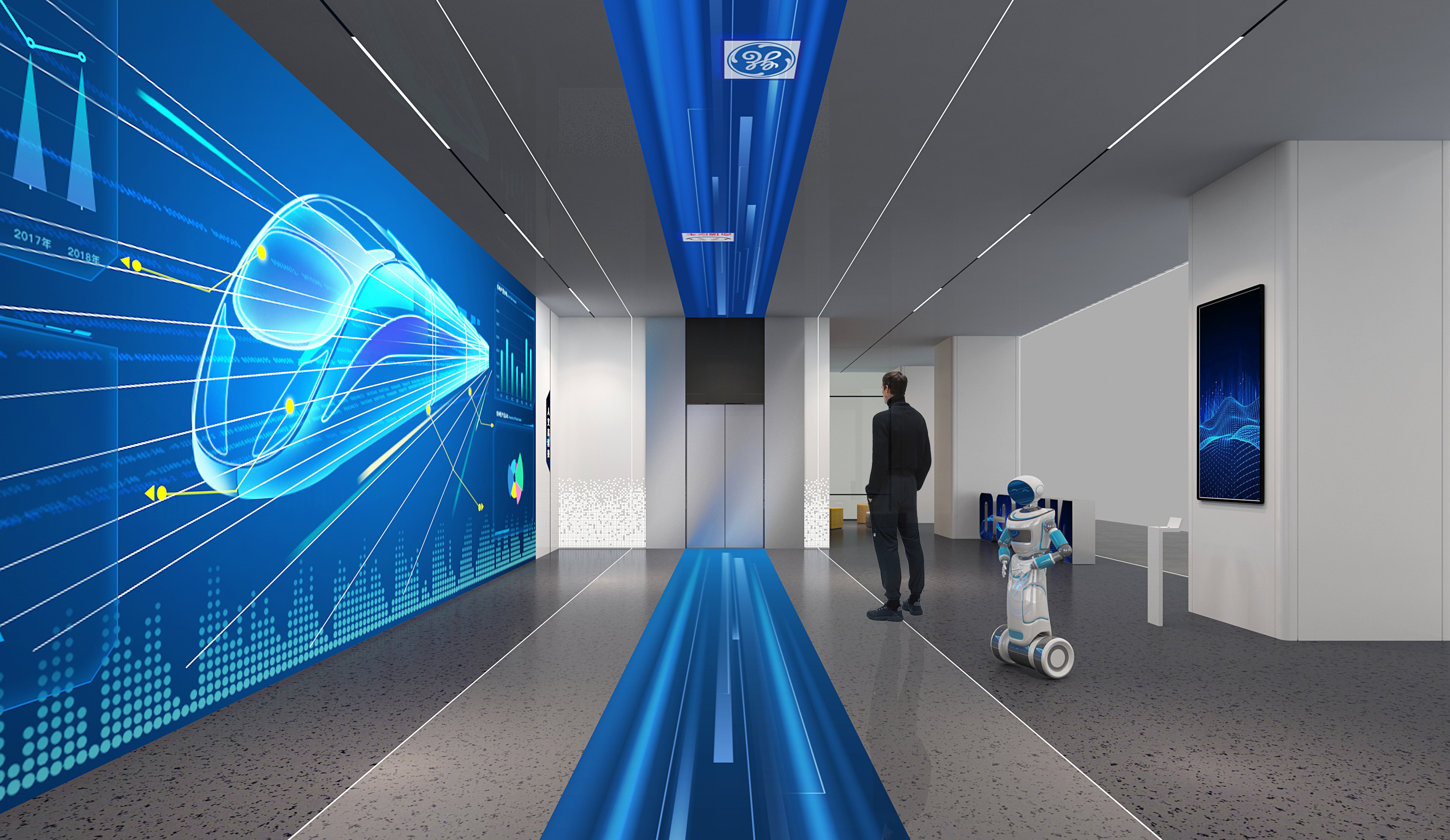 科技企业展厅-3