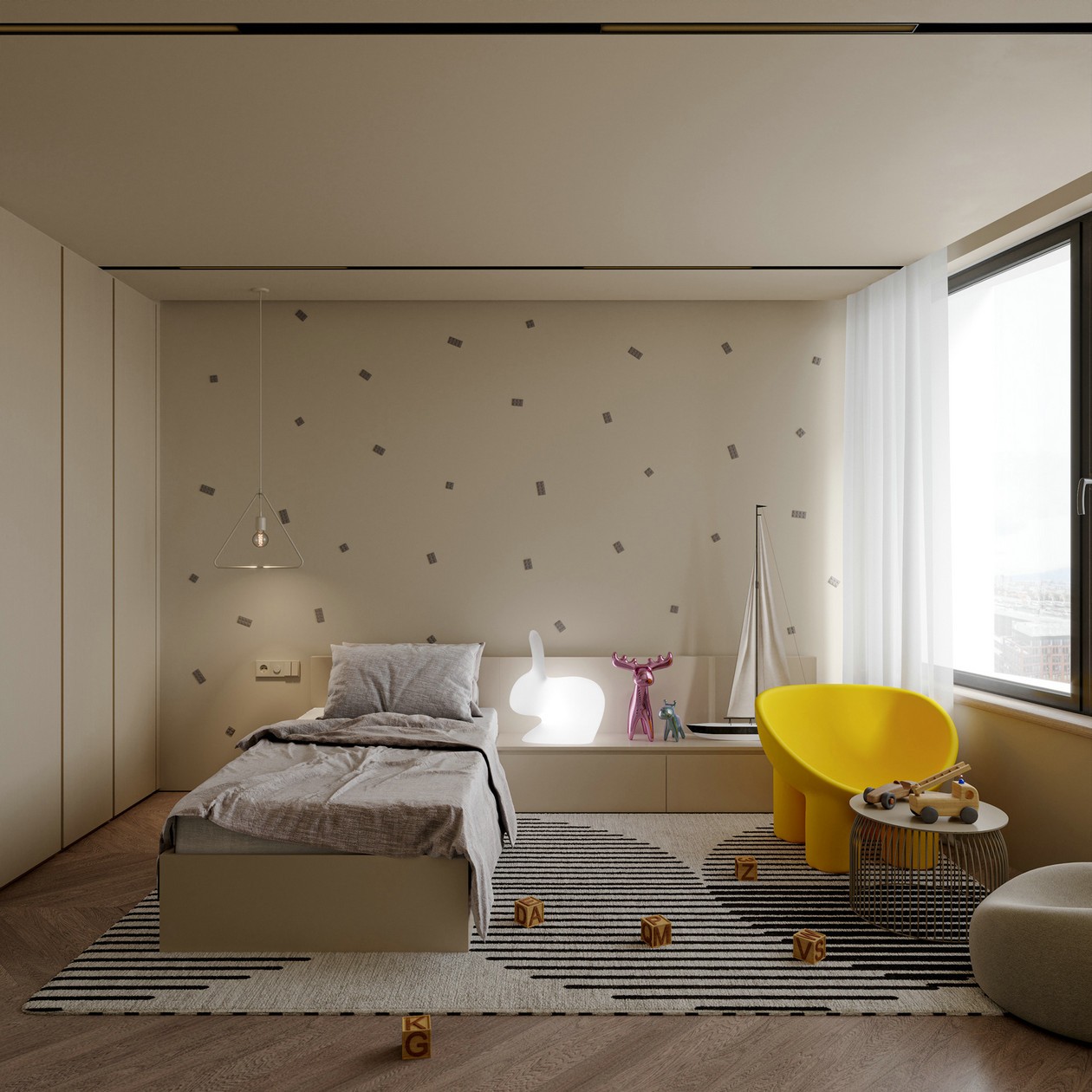 圆润流畅的线条构建出舒适的住宅空间-9