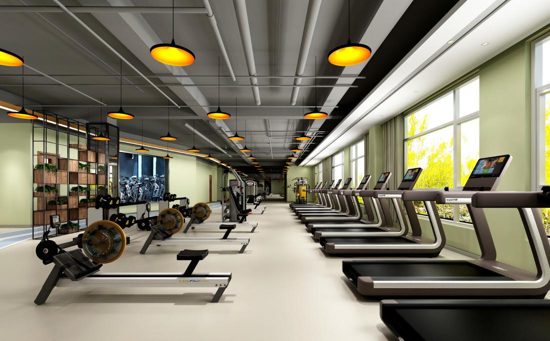 动感单车室里的前厅设计-6