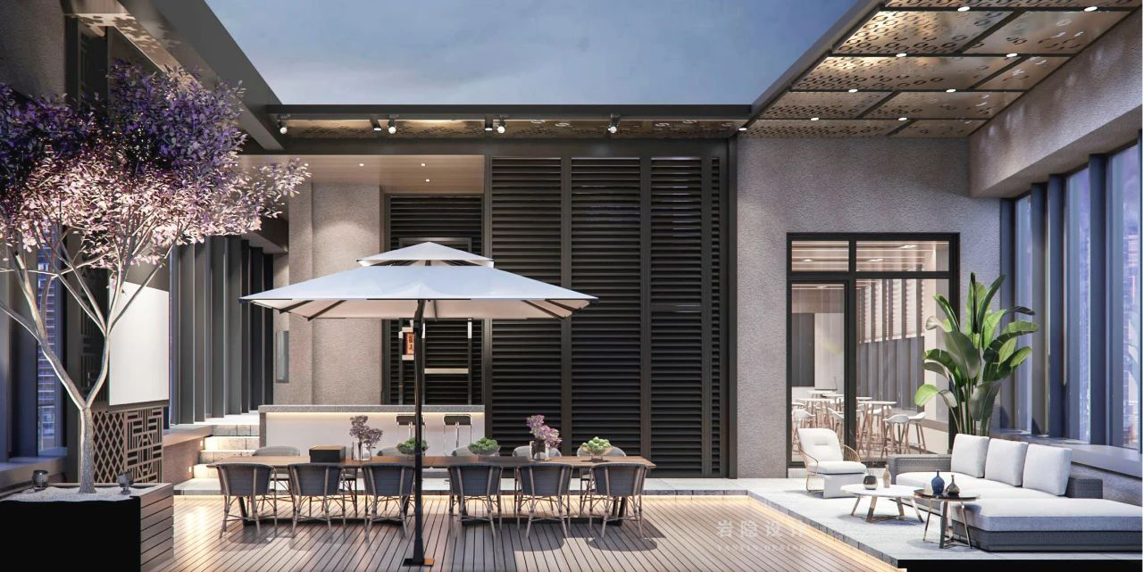 华丽集团办公楼与室内空间设计-44