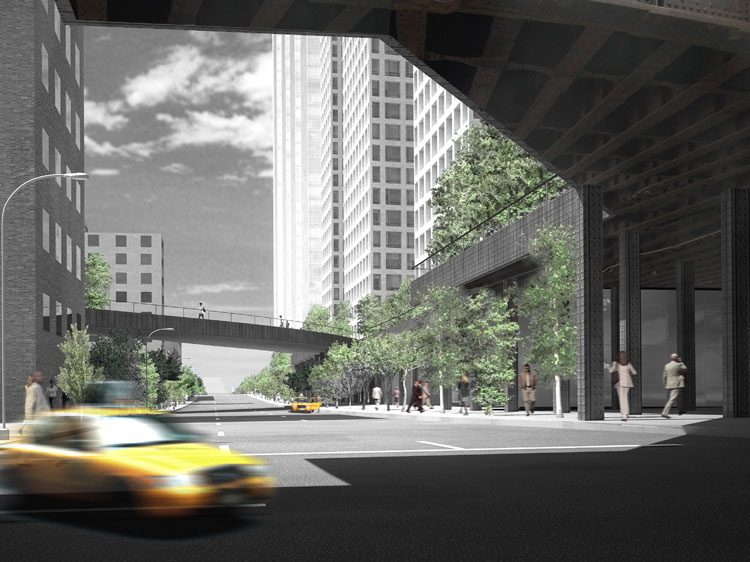 纽约哈德逊广场开发设计方案丨巴林哈德丨史蒂文·霍尔建筑事务所-2