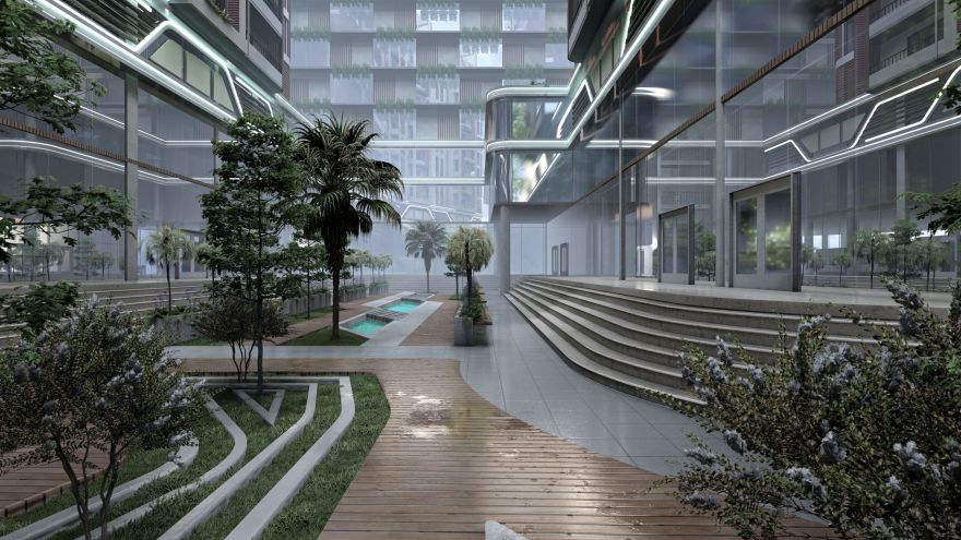 混合用途项目丨中国阿里丨Mohamed Ramadan(尼罗高等工程学院)-18