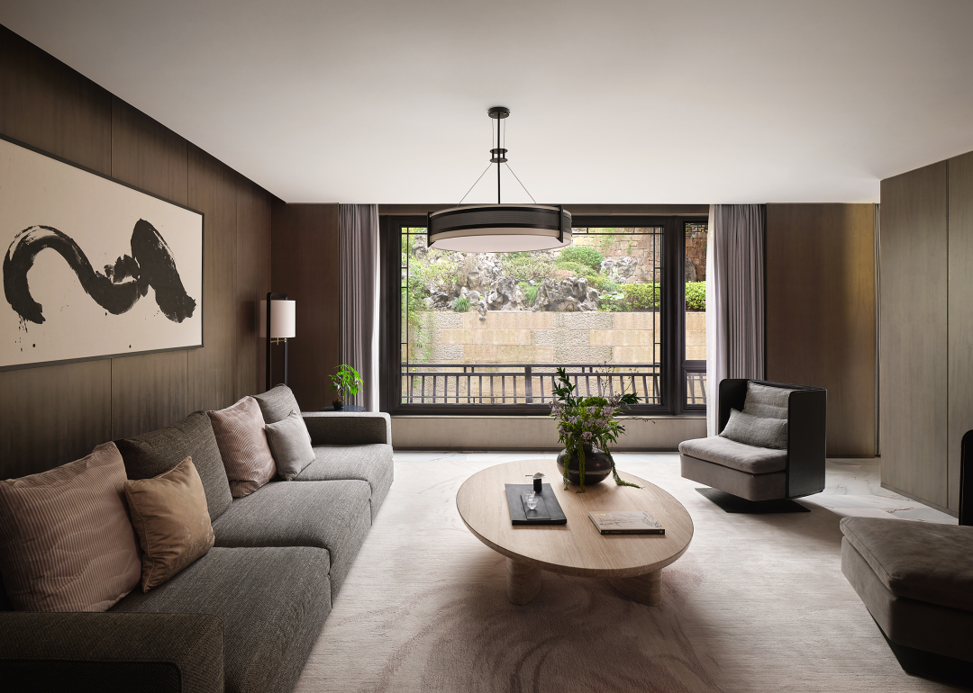 银杏汇湘湖天境 新中式挑空别墅丨中国杭州丨H.N.LIN空间美学馆-96