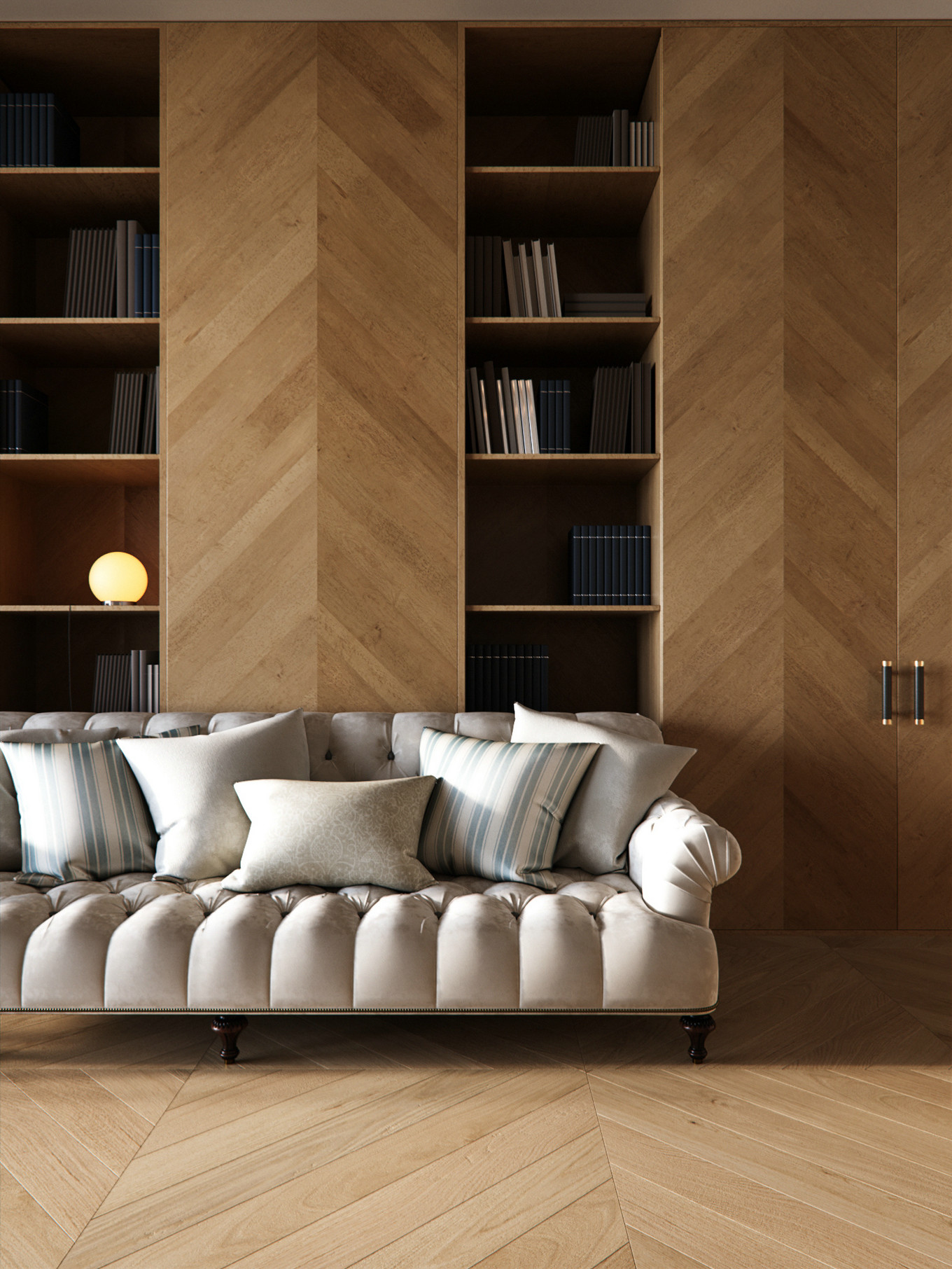 现代简约线条感别墅设计-22