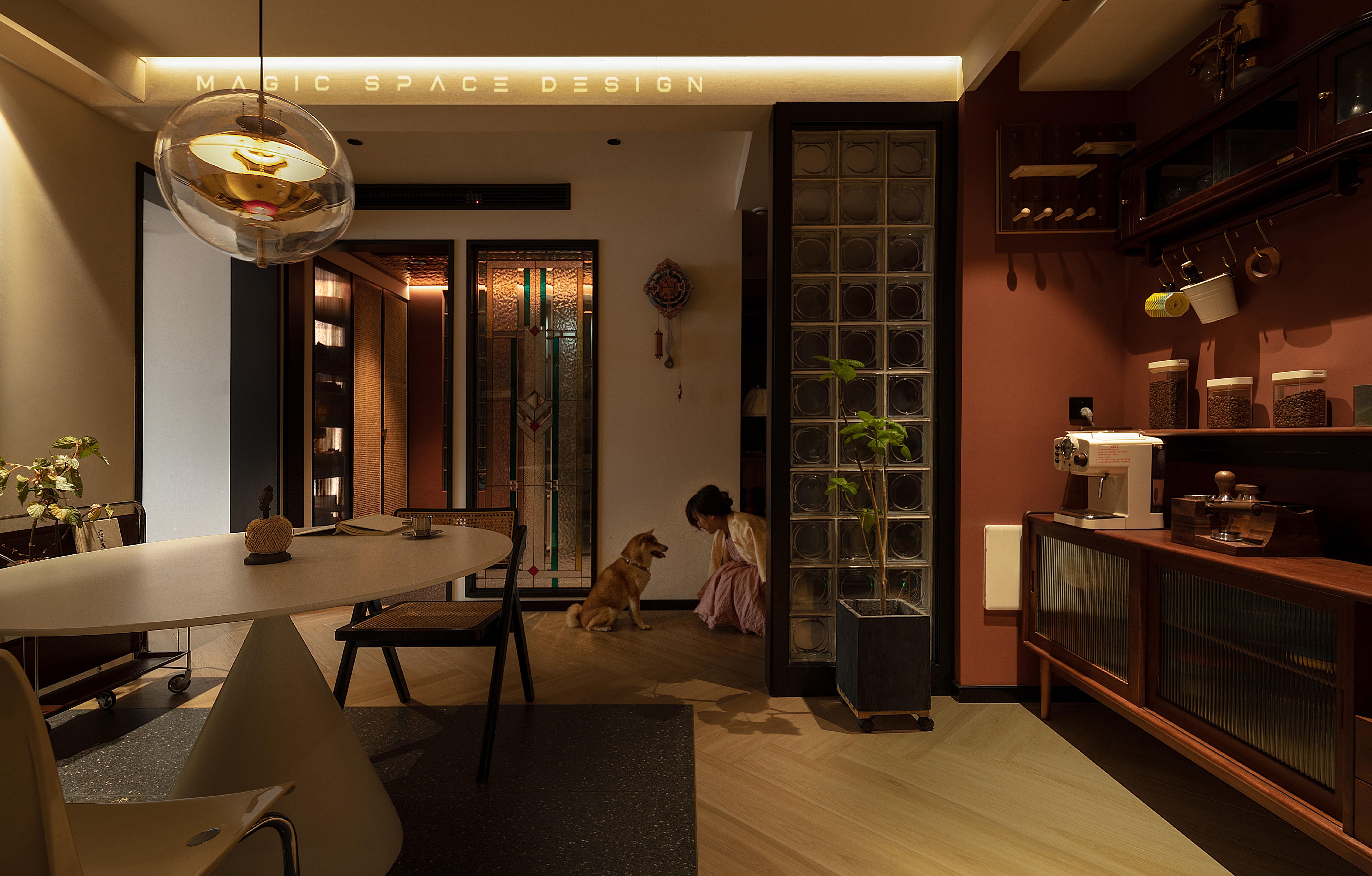 花窗玻璃的现代诗意 · 79㎡百川一居室设计丨百川设计-7