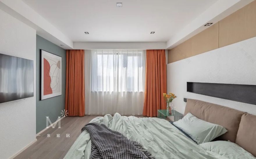 300 平顶层复式,现代北欧风格家居设计-45